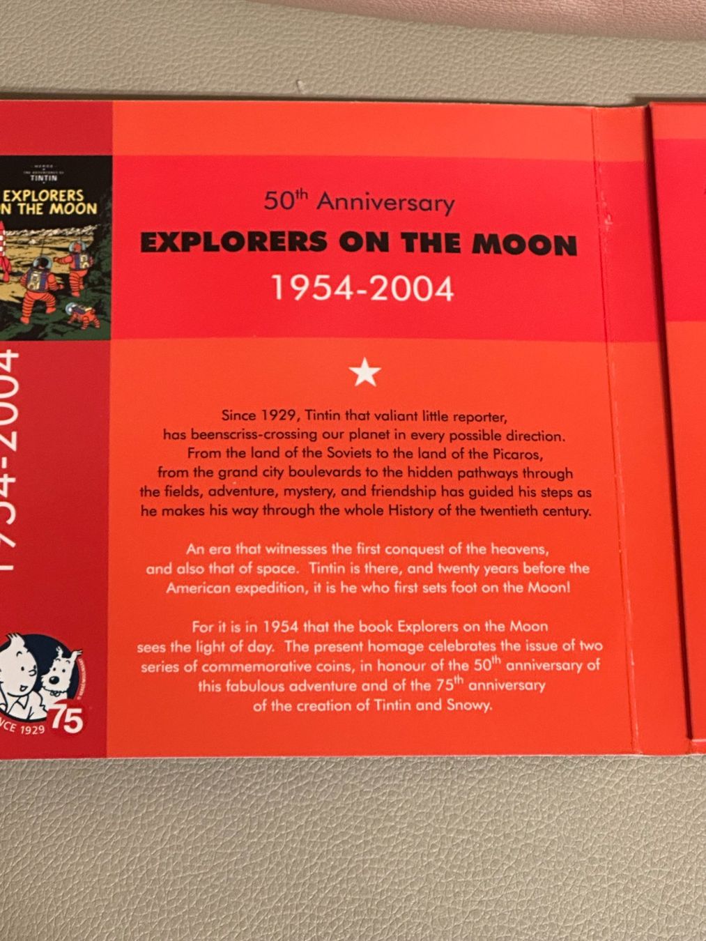 Tutti le monete: Tintin 50e anniversaire moon explorers – Nuovo (secondo la descrizione) da chambesy venduto da Bouille 9