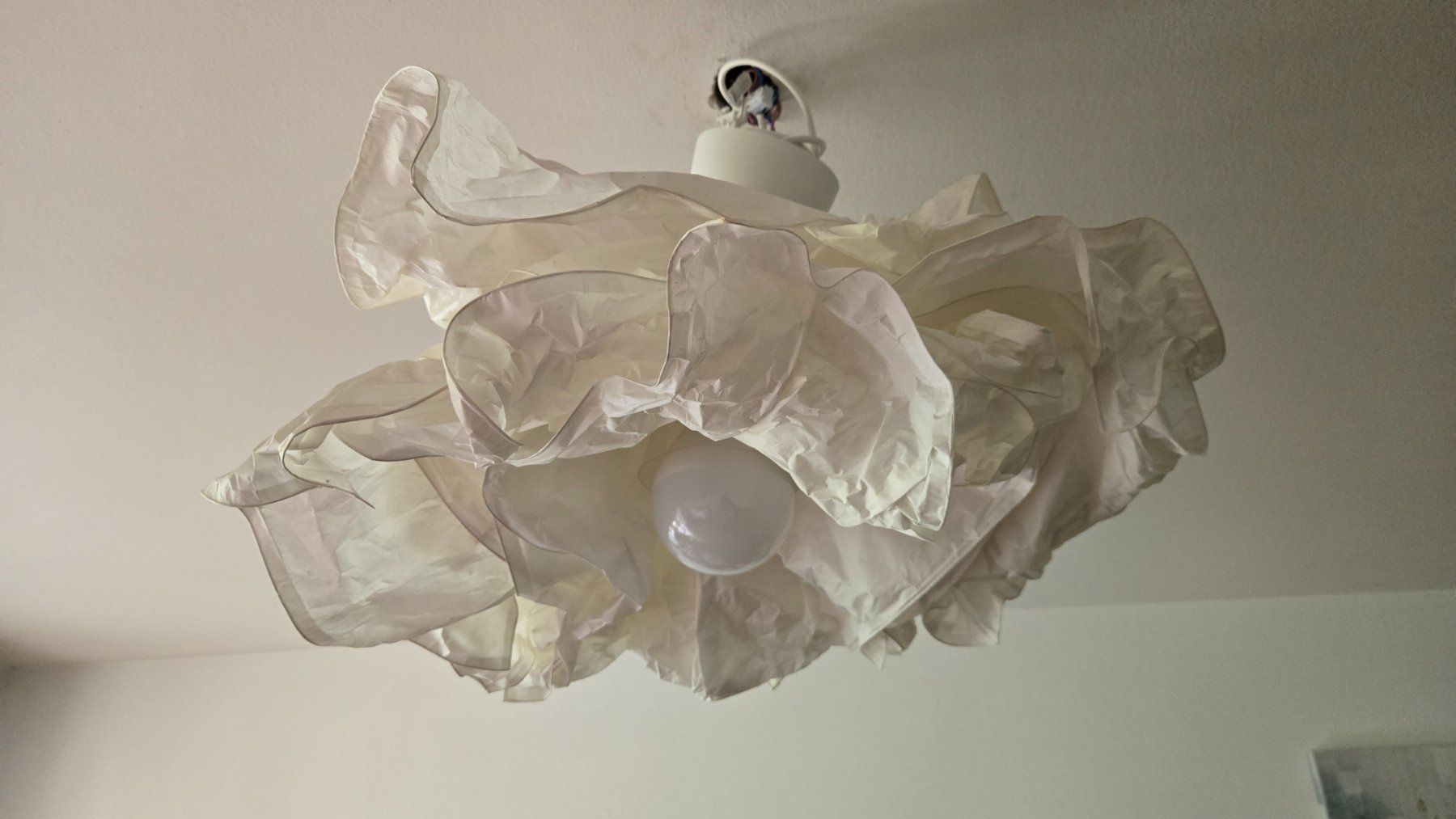 Ikea Lampade: KRUSNING Pendant lamp shade with cord set – Usato da Bern venduto da jel_cc8z 3