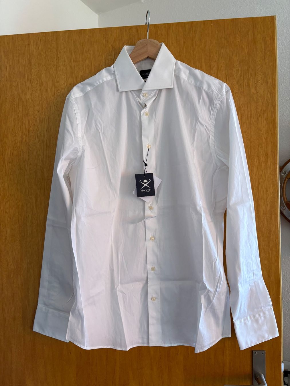 Hackett Camicie: Hackett London Slim Fit Hemd weiss Gr. 41 – Nuovo (secondo la descrizione) da Birsfelden venduto da jul_7wy6