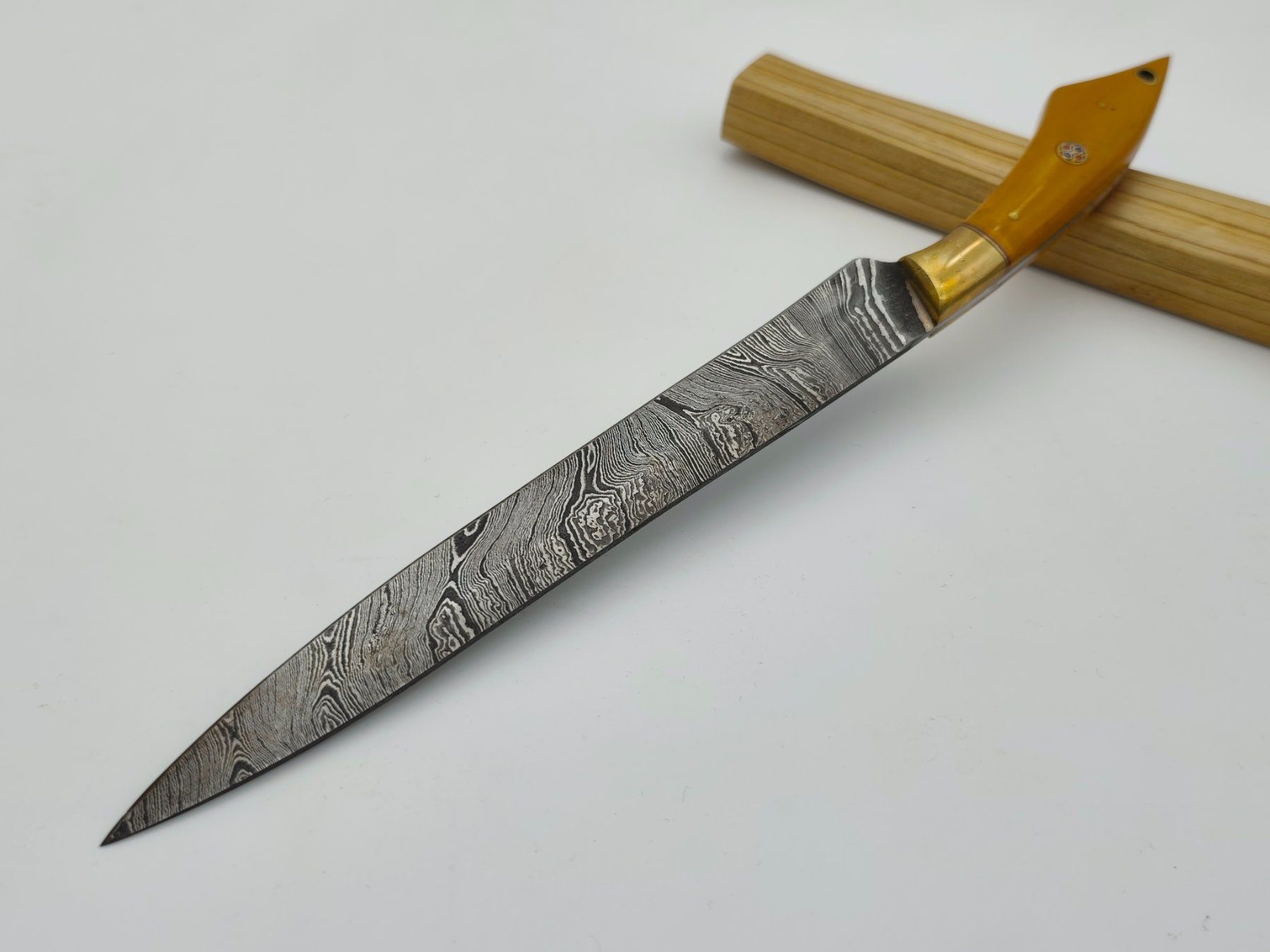 Coltelli da cucina: GEPRÜFT 1A Damast Messer Chefmesser Knife Damastmesser – Nuovo e nell'imballaggio originale da Arlesheim venduto da Premius_1 1