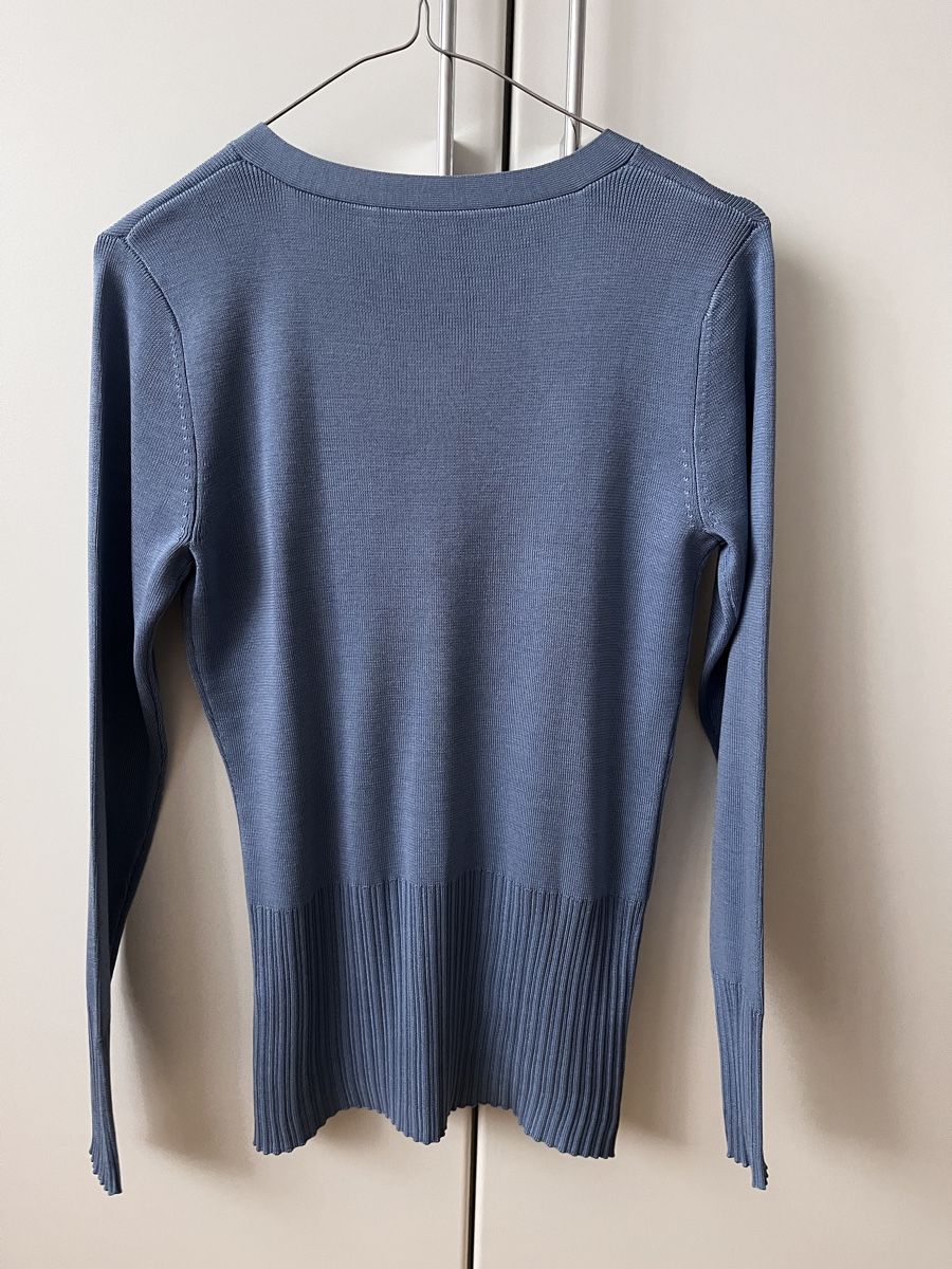 Modissa Giacche: Modissa Strickjacke aus Seide hellblau Grösse S – Usato da Zürich venduto da Kleanthy 1