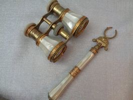 Antiker Opernglas  Perlmutt