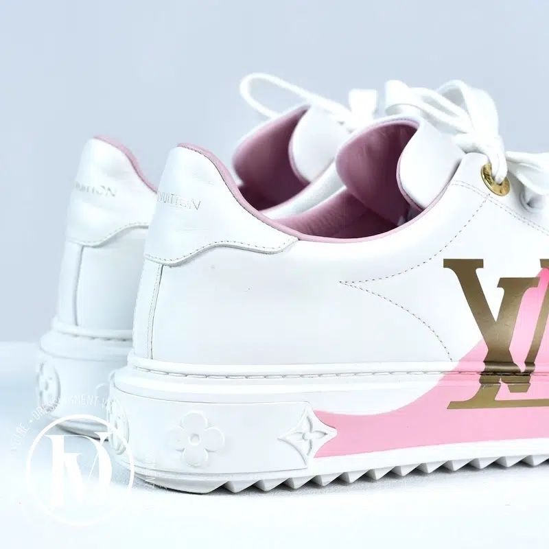 Louis Vuitton Damenschuhe: Lous Vuitton Time out Leder Snakers original – Neu (gemäss Beschreibung) aus Merlischachen von rosip 2