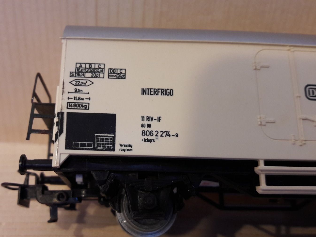 Märklin Modelleisenbahnen: Märklin HO AC : DB wagon frigo "Ichqrs" – Gebraucht aus Buttes von Cafe2005 5