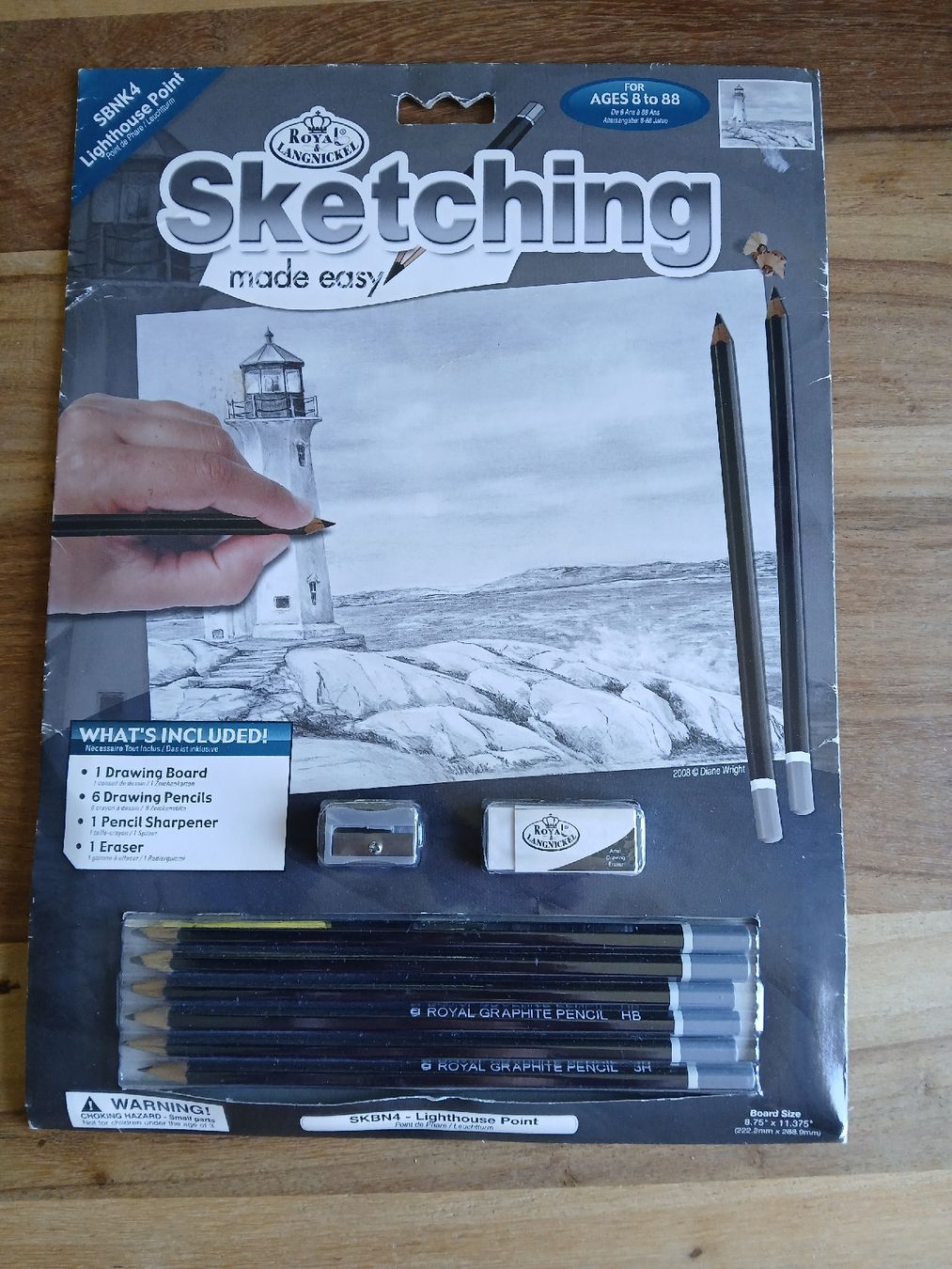 Matite, matite colorate & gessi: Royal Langnickel Sketching Set Lighthouse Point 9pcs – Nuovo e nell'imballaggio originale da Dübendorf venduto da LoRi-2026