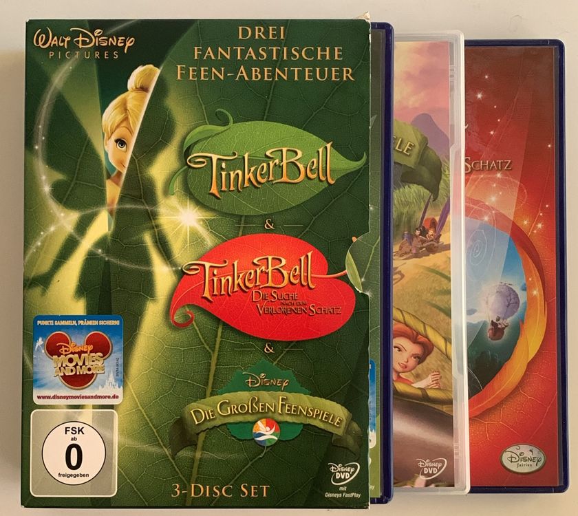 Tinkerbell 3er-Box + 1xDVD (Gebraucht) in Zürich für CHF 14 – mit ...