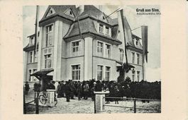 Gruss aus SINS Schulhausweihe 1913 AG gel. 1924!