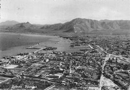 Gruss aus PALERMO - Panorama schöne Sicht auf Hafen