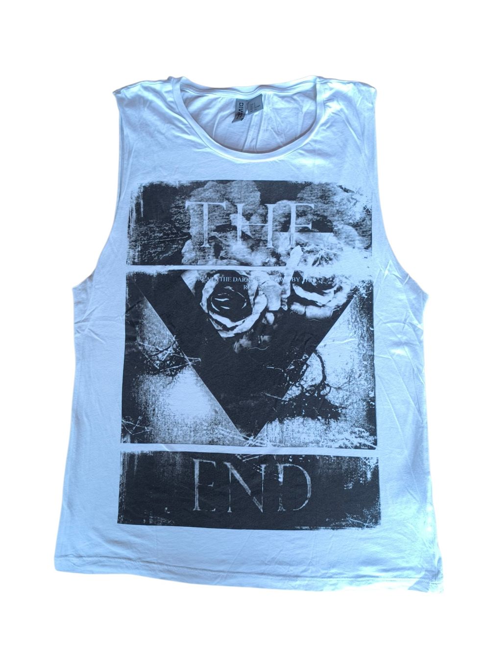 H&M Top: Weisses Tanktop mit Print - Emo, Gothic, Punk – Nuovo (secondo la descrizione) da Gettnau venduto da Immortal_