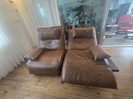2er Sitz - Ledersofa KOINOR, elektrisch verstellbar