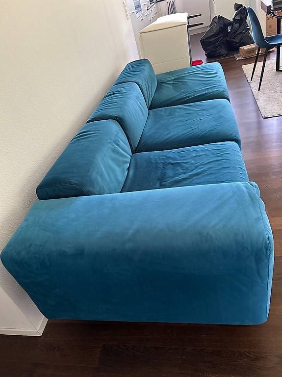 Divani: 3er Sofa Kartell Largo Grün Samt – Usato da Baden venduto da and_t8bc 3