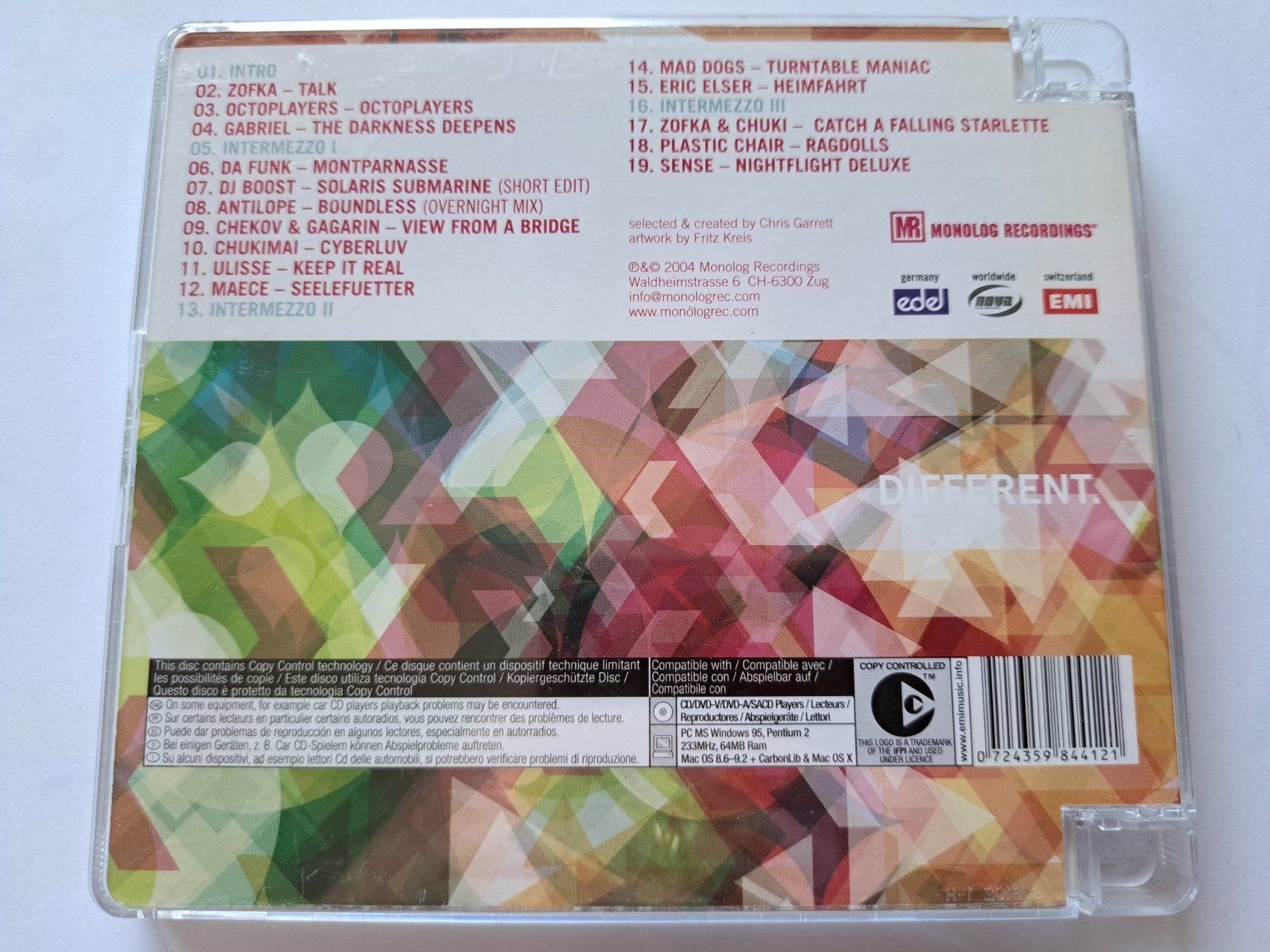 CDs: CD Different. by Chris Garrett ( Compilation ) – D'occasion à Pully par bro_n52j 1