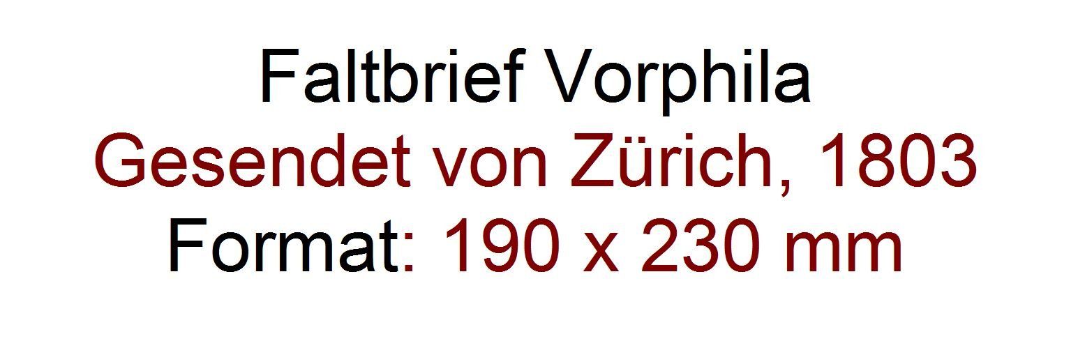 Alle Briefmarken: Faltbrief Vorphila 1803 – Gebraucht aus Flamatt von samowarow 3
