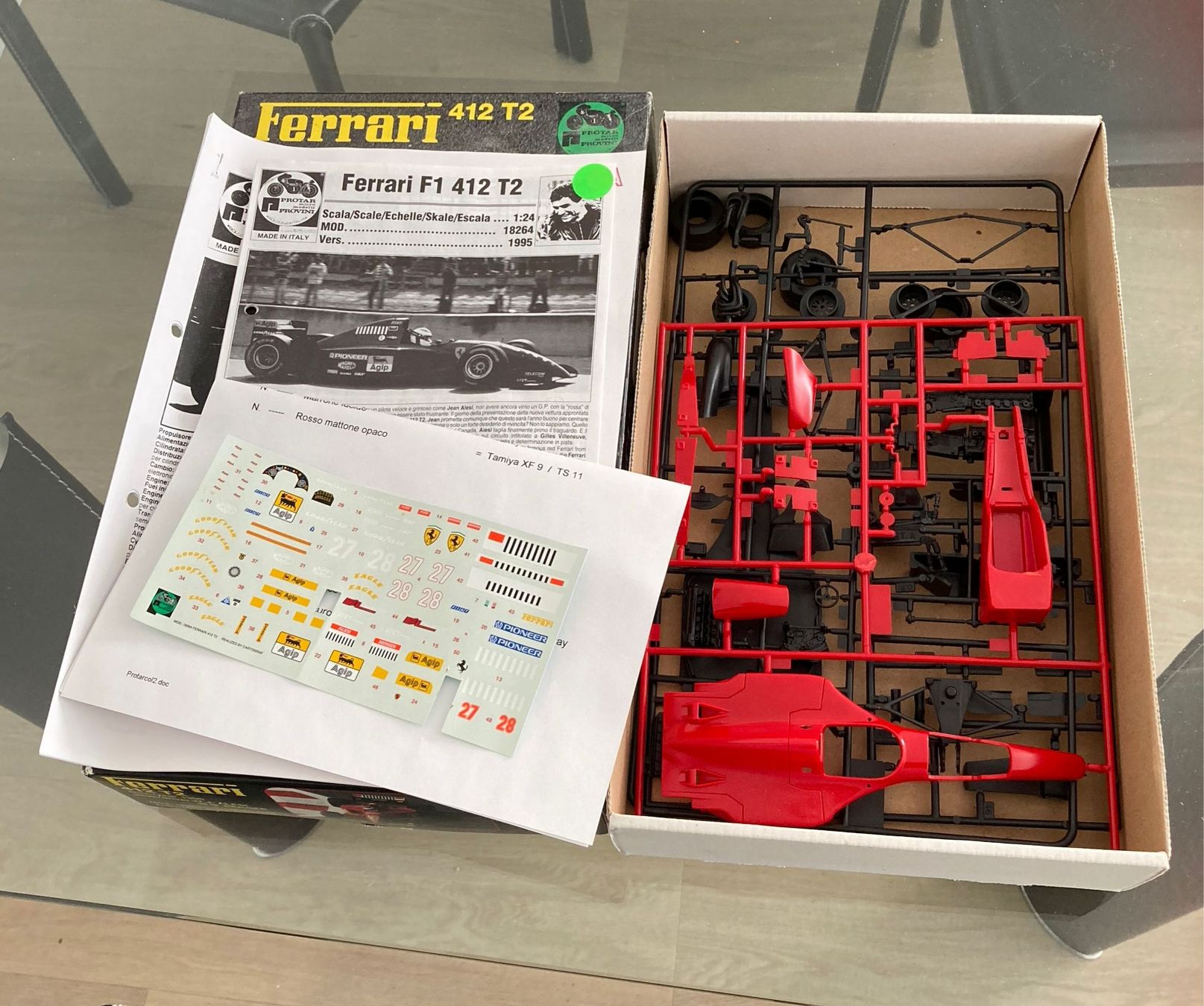 Kits de montage: Ferrari 412 T2 Protar – Neuf (Voir description) à Riva San Vitale par Stekri 1