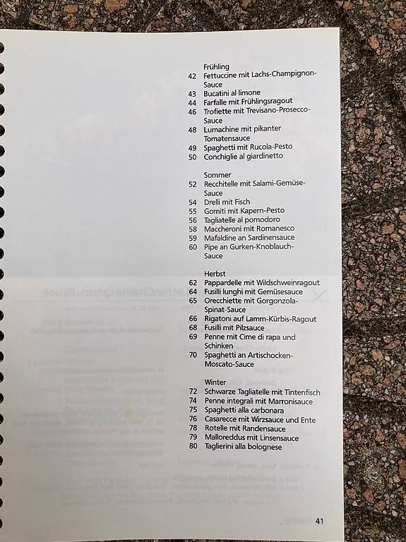 Libri: Kochbuch bettybossi: Pasta – Usato da Basel venduto da elocin4791 4