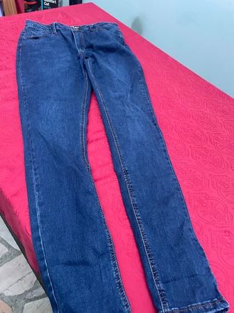 Damen Jeans blau 44 strech (Elastan)
