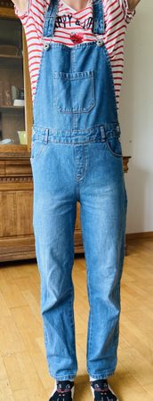 Latzhose Jeans Vertbaudet Grösse 152cm guter Zustand
