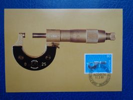 Maximumkarte MK 17.2.1983 SONDERPOSTMARKEN Maschinen