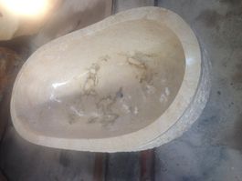 Badewanne Freistehende Marmor Bad Wanne Natur Steinwanne