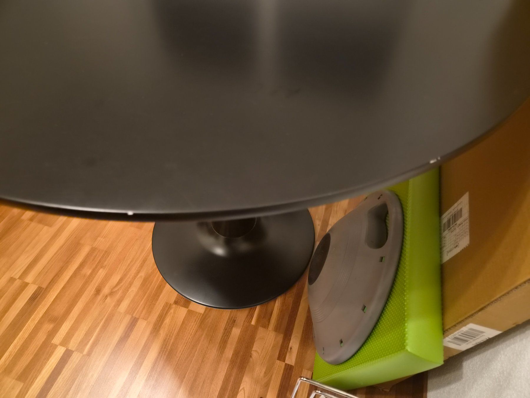 Tavoli: Runder Esstisch Ø 90 cm Schwarz – Usato da Winkel venduto da Gamei 3