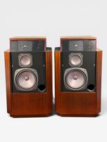 Vintage Speakers Pair Wood Cabinet Revox Agora B