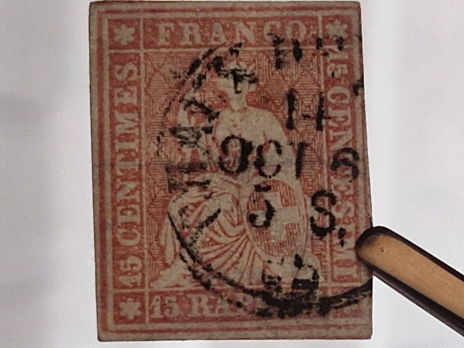 Alle Briefmarken: Strubel 24D, ab 1.- – Gebraucht aus Burgdorf von Glossy01 4