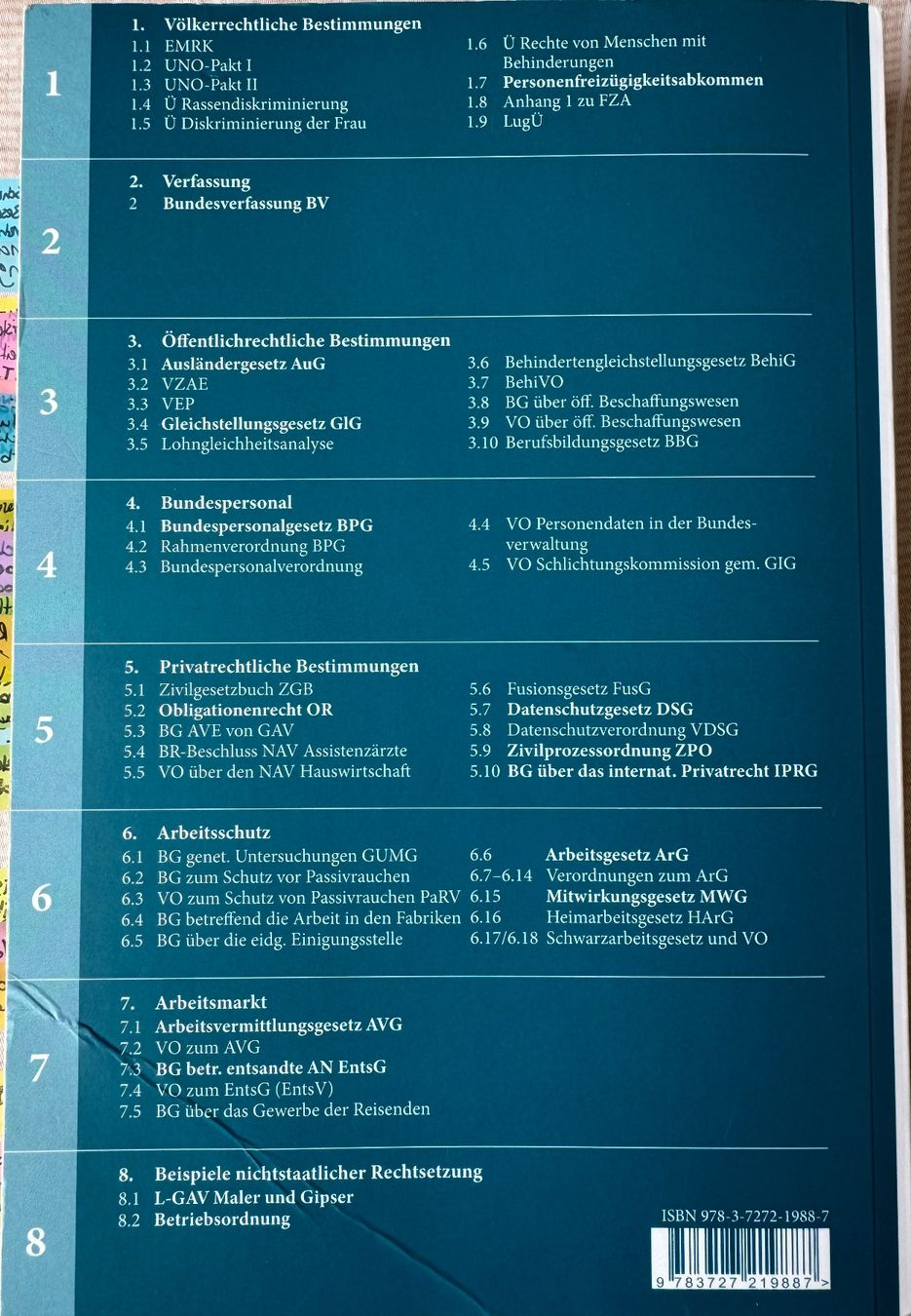 Libri: Rechtsnormen zum schweizerischen Arbeitsrecht – Usato da Winterthur venduto da oElao 1