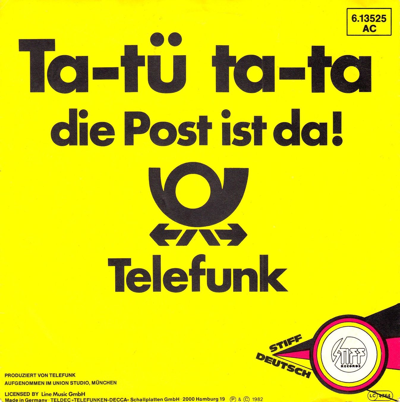 Dischi in vinile: Telefunk Vinyl Single von 1982 – Usato da Volketswil venduto da Abcrecords 1