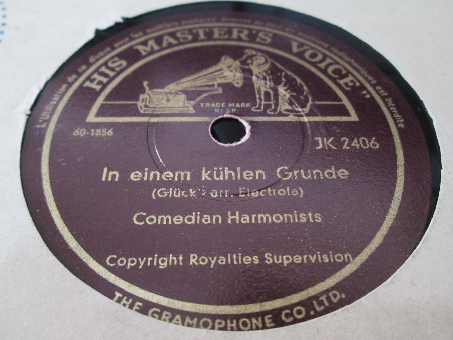 Schallplatten: DISQUES 78 TOURS – Gebraucht aus Lausanne von Leag 8