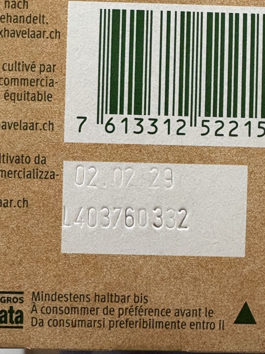Migros Cibi & Specialità: Bio Grüntee ungeöffnet  – Nuovo e nell'imballaggio originale da Kriens venduto da aloha19 1