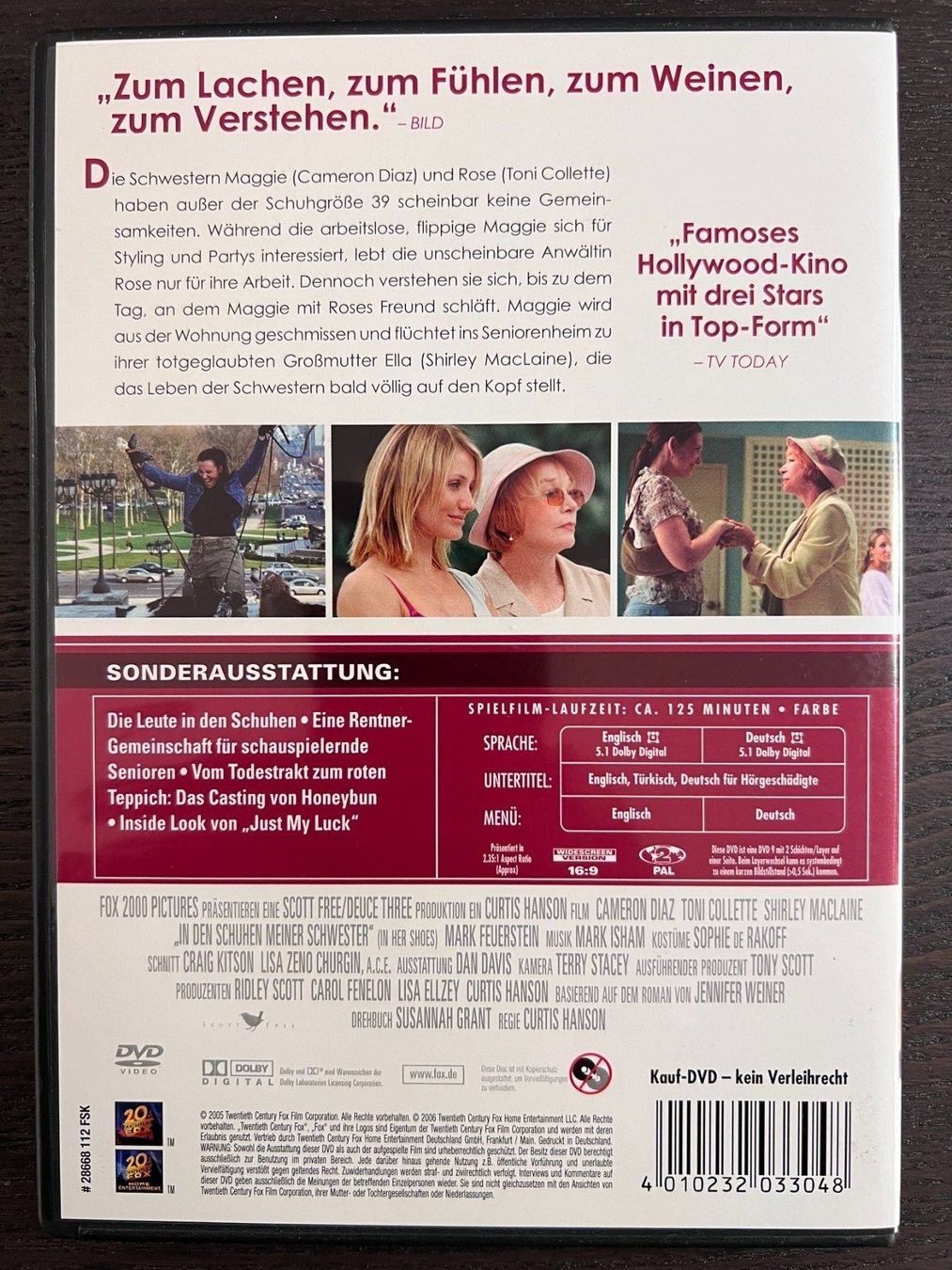 Tutti i DVDs: In den Schuhen meiner Schwester – Usato da Zürich venduto da FilmFreunde 1