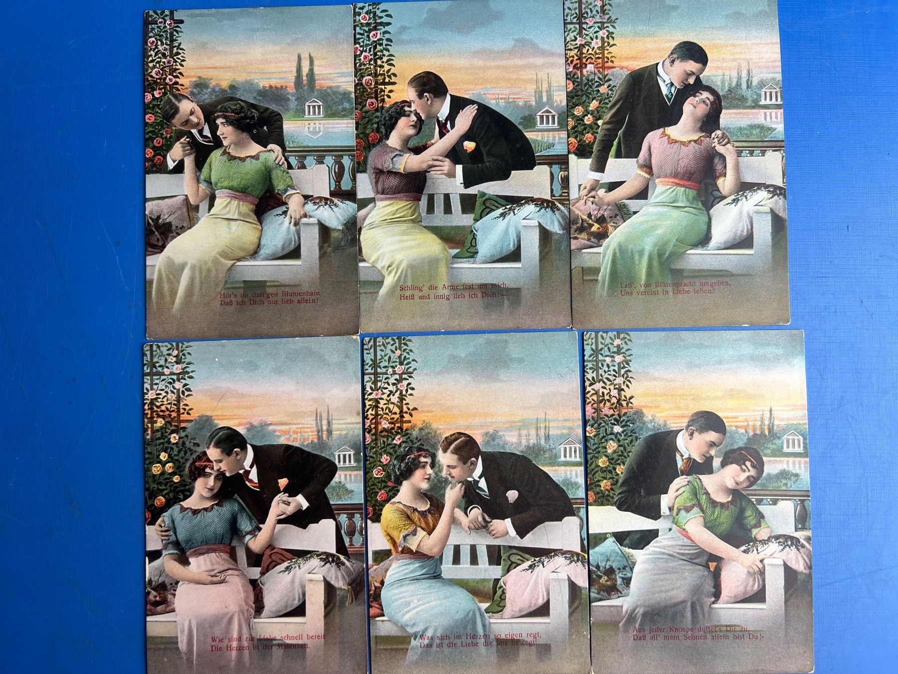 Ansichtskarten: 6 Ansichtskarten Verliebte ! Serie – Gebraucht aus Unterengstringen von Gustav03