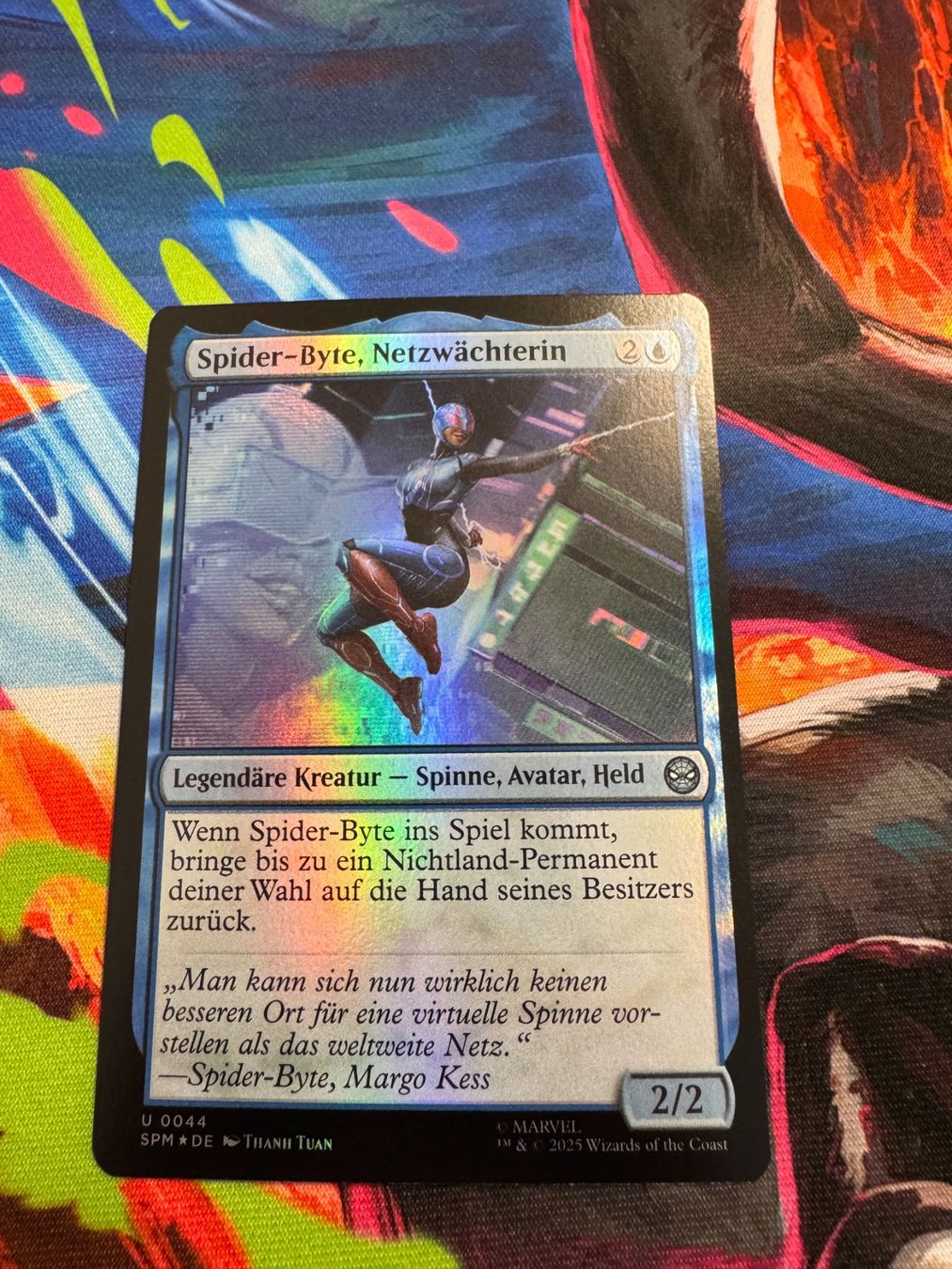 Magic The Gathering Carte collezionabili: Spider-Byte, Netzwächter -Foil - Marvel's Spider-Man - Magic – Nuovo (secondo la descrizione) da Bülach venduto da Pfrenzel
