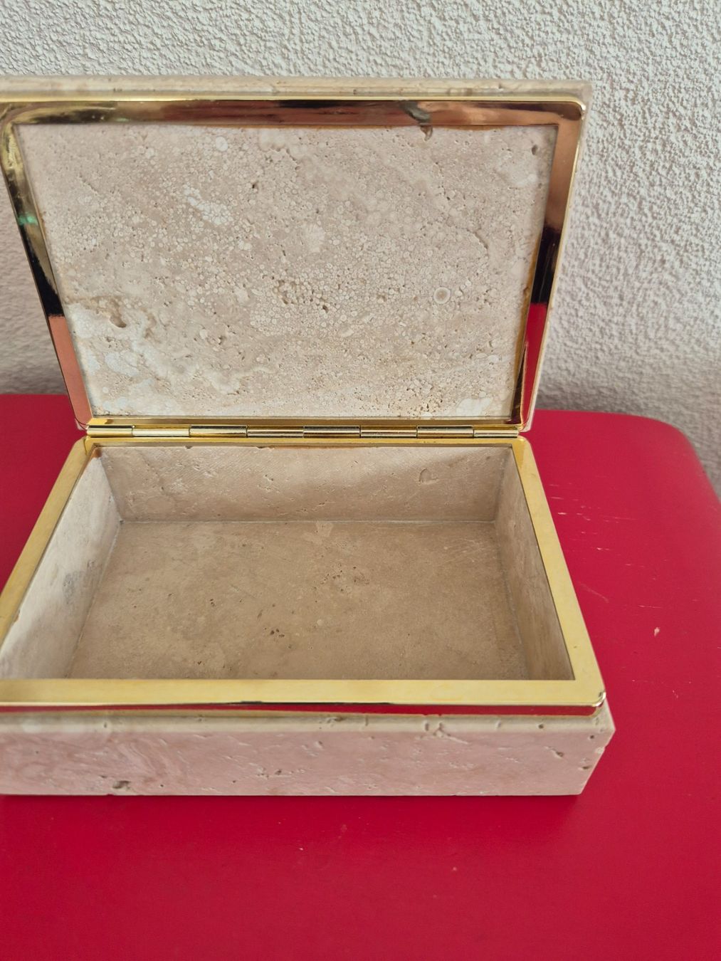 Barattoli: Boîte en travertin ancien – Usato da Fully venduto da tameab 1