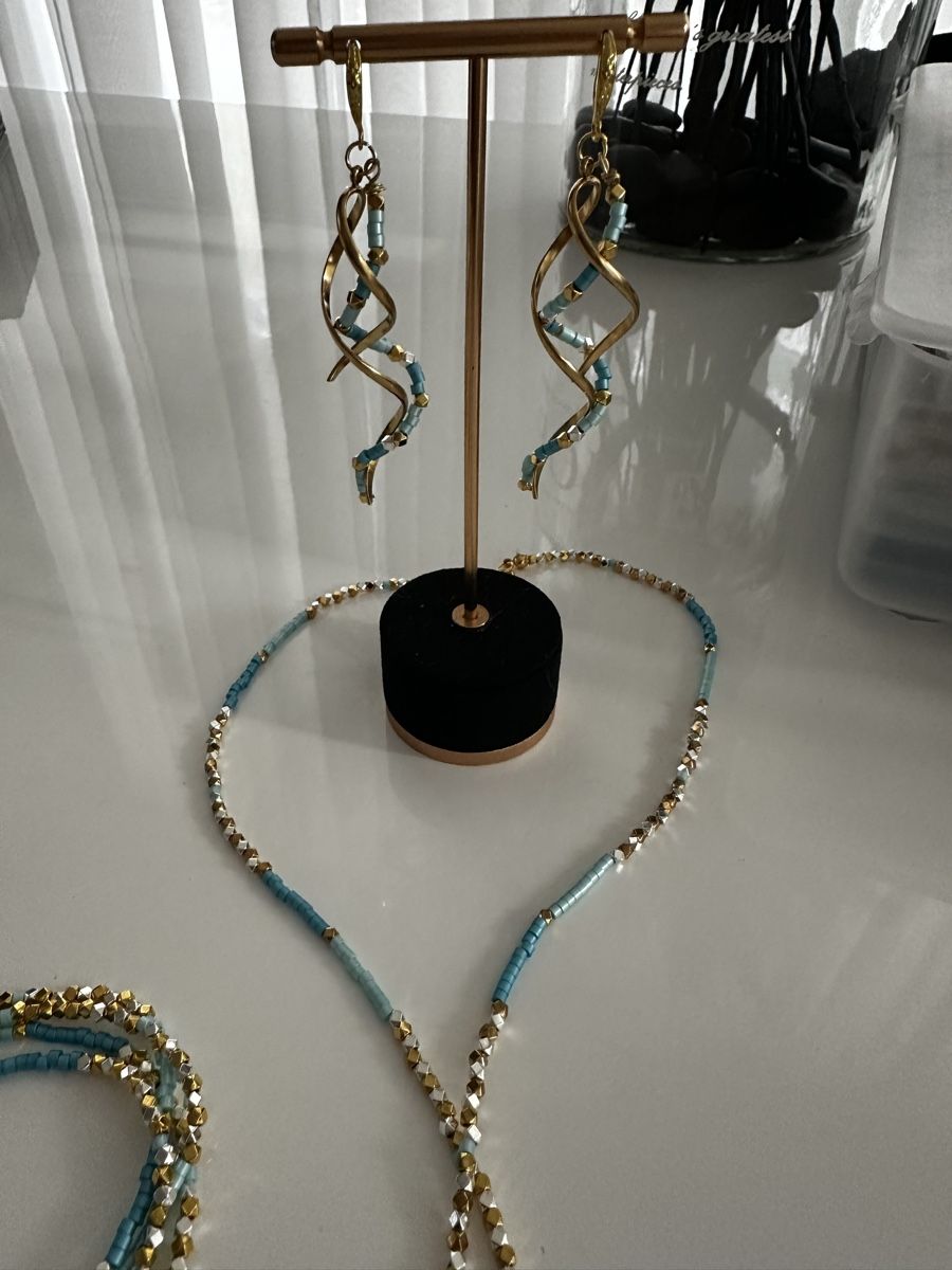 Altri gioielli: Handmade Beaded Jewellery Set – Nuovo e nell'imballaggio originale da Oftringen venduto da Eylem79 5