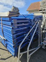 Palettenregal Stahl blau gelb gebraucht gelagert