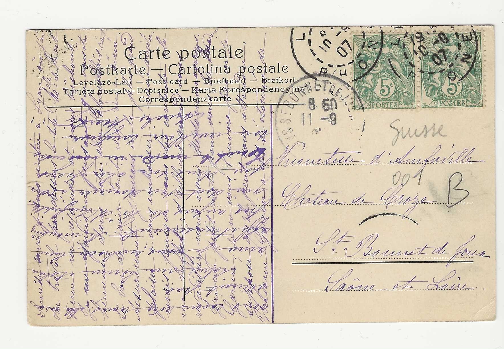 Cartoline postali: BERN.  KRAMGASSE      1907 – Usato da Küttigen venduto da rolypo 1