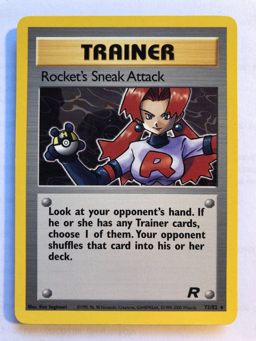 Carte collezionabili: Rocket's Sneak Attack (rare) Team Rocket - LP - ab 1.- – Usato da Giubiasco venduto da dan_pr8b