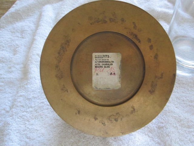 Portacandele: Blumen- oder Kerzenhalter in Messing – Usato da Ehrendingen venduto da salvi1995 2