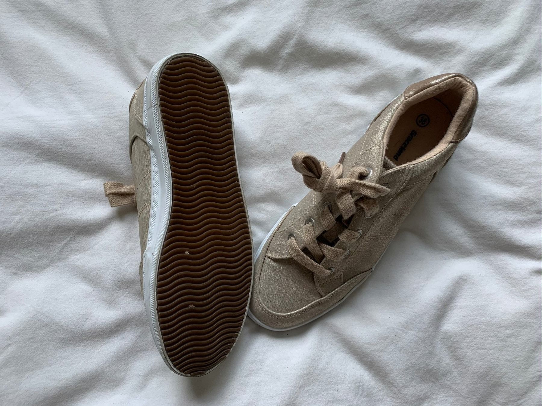 Graceland Damenschuhe: Sneaker beige-golden - 38 – Gebraucht aus Zürich von Diazaio 3