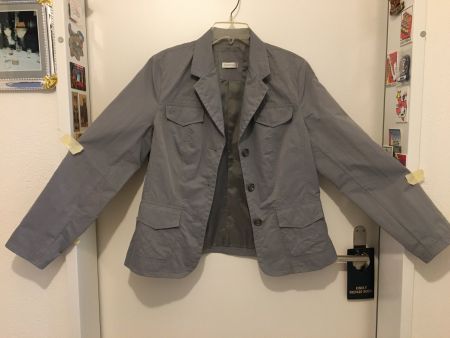BONITA  kurze  Damen Jacke,  Gr. 44 - Brustumfang108 cm Grau