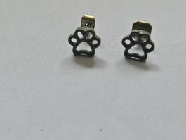 Ohrstecker Pfotenabdruck 
