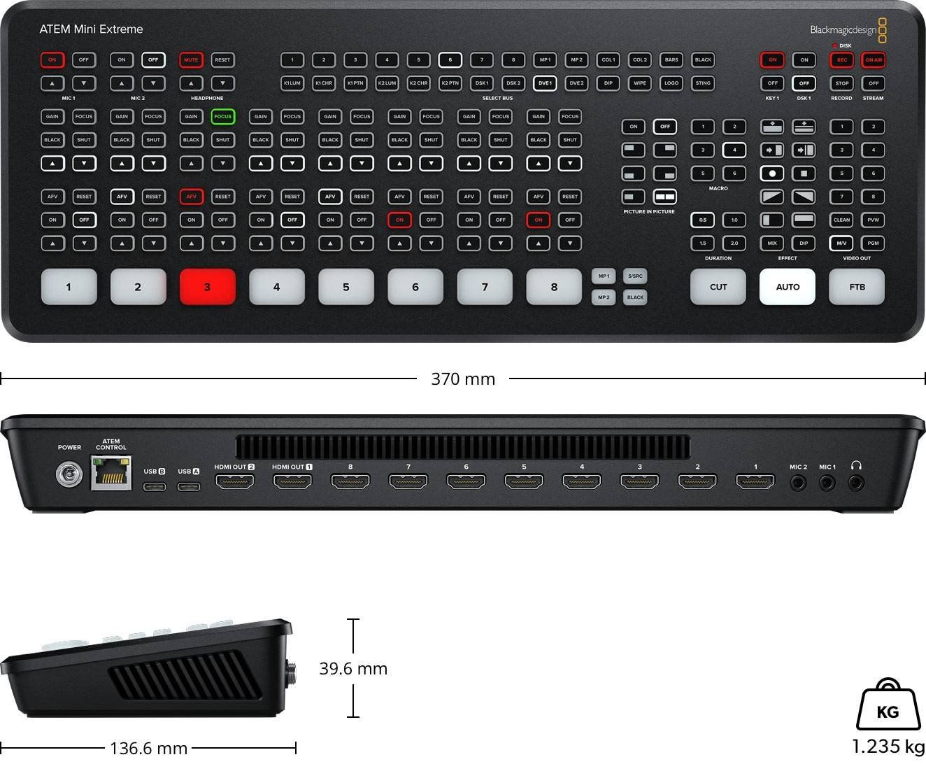 Blackmagic Platines de mixage: Blackmagic ATEM Mini Extreme – D'occasion à Meilen par Brockmma 1