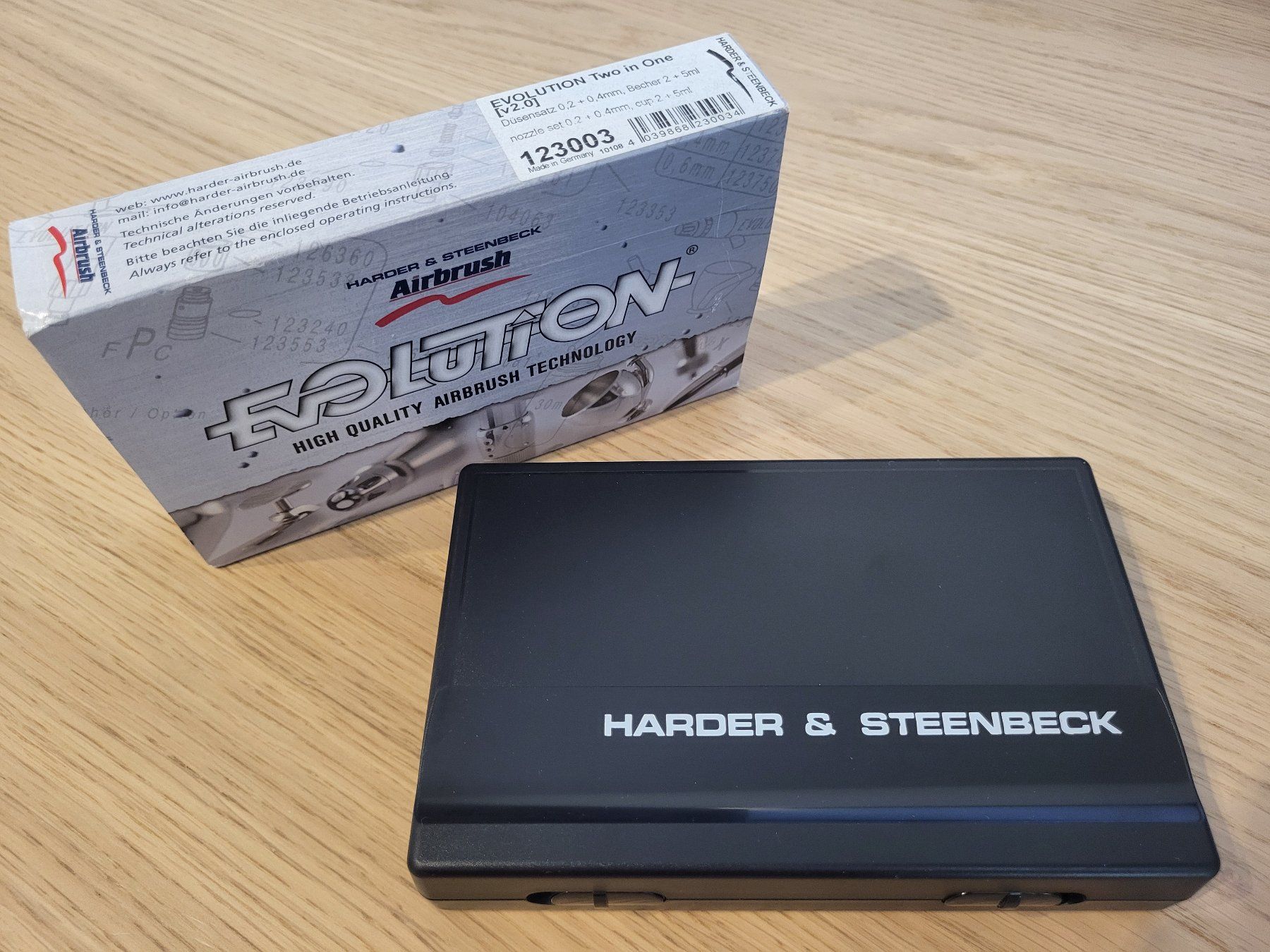 Tutti gli attrezzi: NEUE Harder&Steenbeck AirbrushPistole - EVOLUTION Two In One – Nuovo e nell'imballaggio originale da Jonen venduto da Nabla31415 1