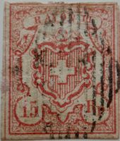 1852 Rayon III grosse Wertziffer m. eidg. Raute ab Fr. 1.-