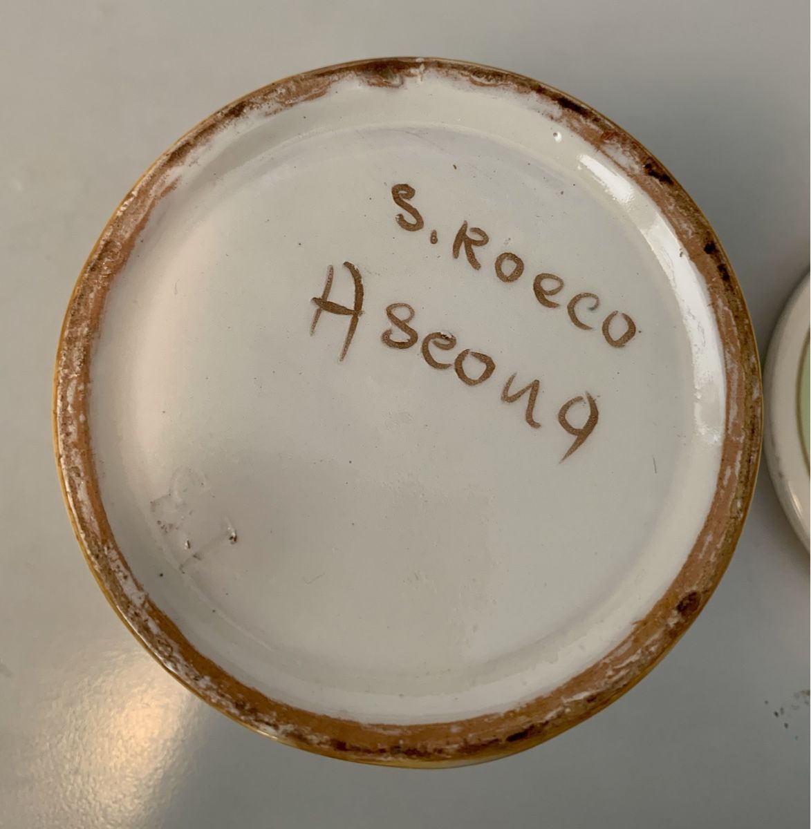 Sucriers: Hand bemalt Deckel Dose aus Ascona – D'occasion à Unterseen par jpowers1971 4