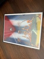 Gerahmtes Bild, Science-Fiction Stil, Spray Technik Kunst