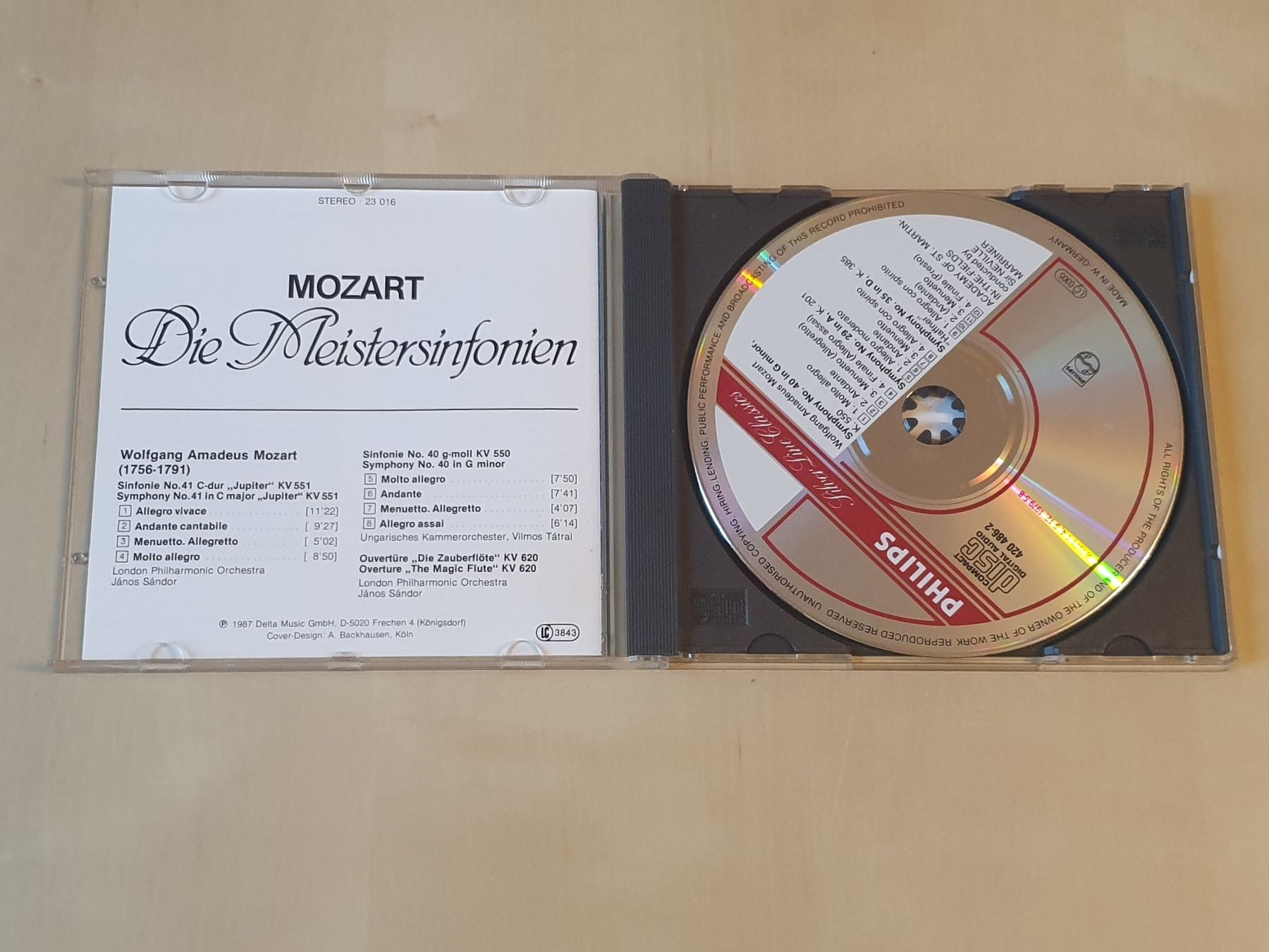 CD: Mozart Die Meistersinfonien – Usato da Stansstad venduto da collectorsshop 2