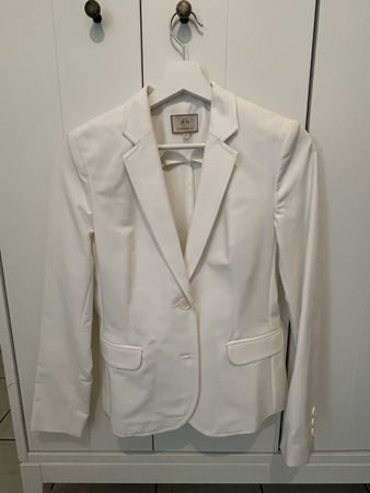 Damen Blazer Karaca weiss Baumwollmix Grösse 36 neuwertig