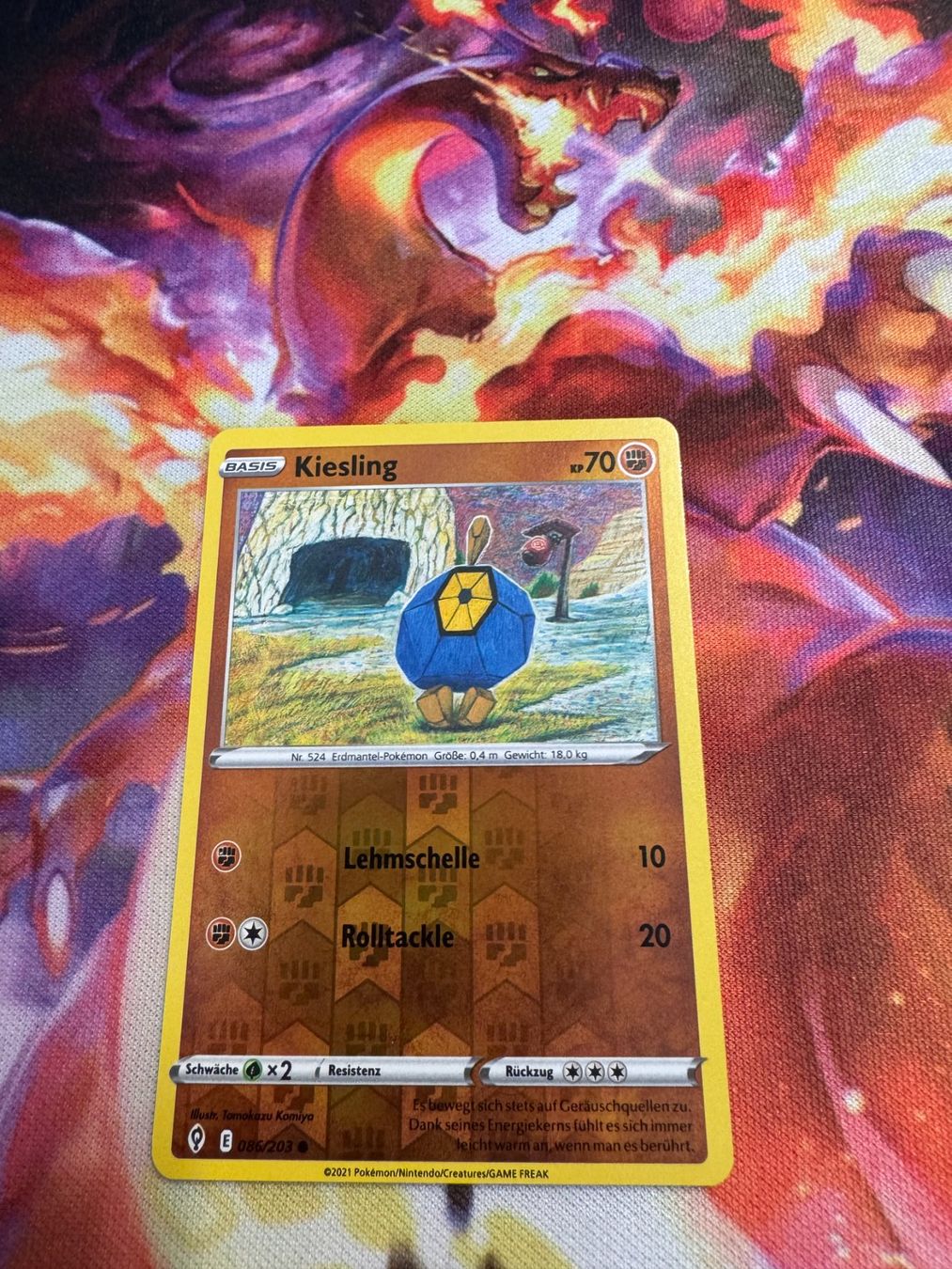 Pokémon Carte collezionabili: Kiesling (EVS 086) / Reverse Holo / Drachenwandel – Nuovo (secondo la descrizione) da Bülach venduto da CherryBlu